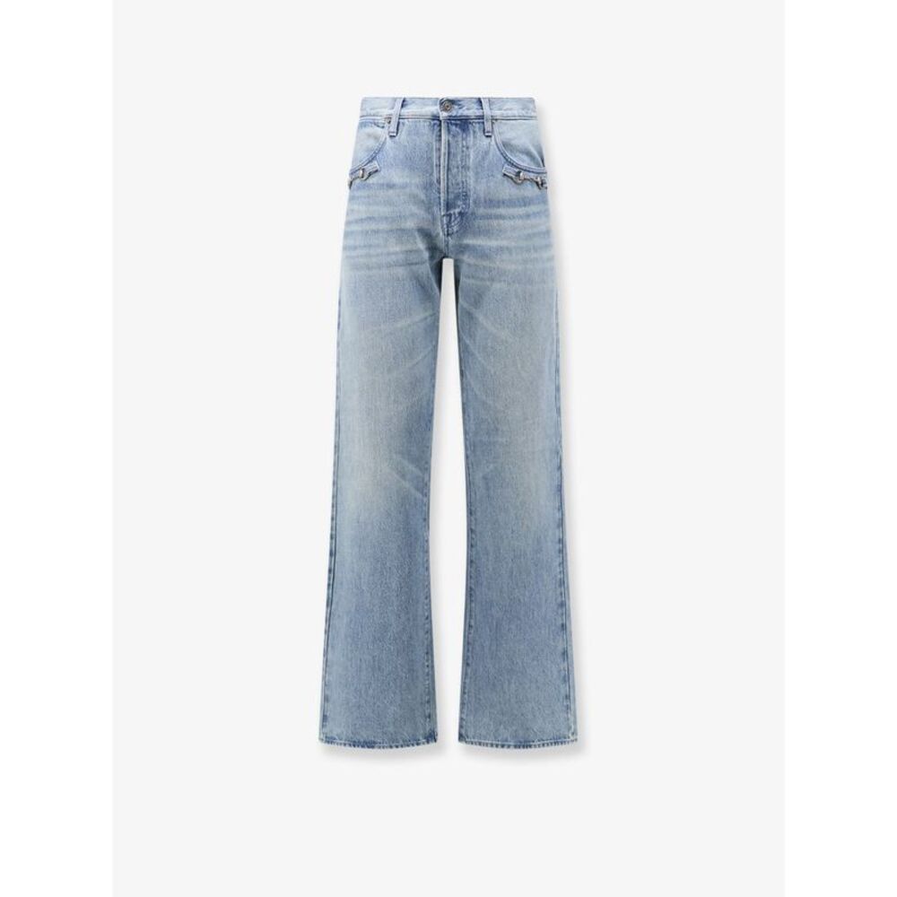 Gucci Men Stonewashed Cotton Denim Jeans